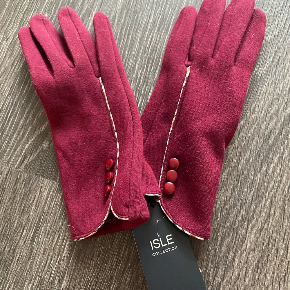 Fleece lined gloves